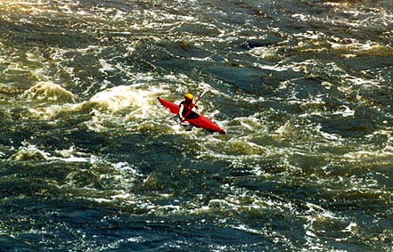 Kayaking at Great Falls