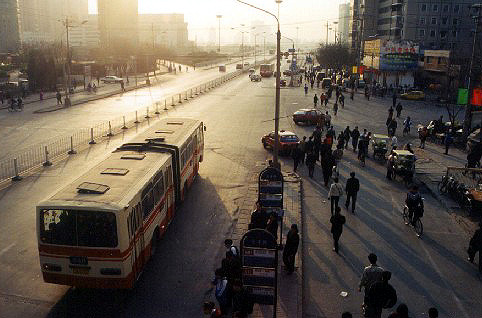 Morning Street Scene