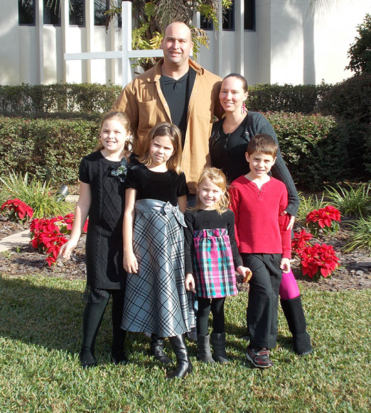 Alana, Kaylee (who sang in the choir), Andy, Kristy, Alyssa, and Mason