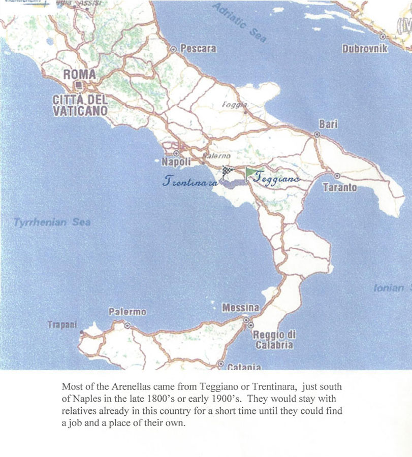 JMap of Southern Italy 