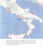 Map of Southern Italy