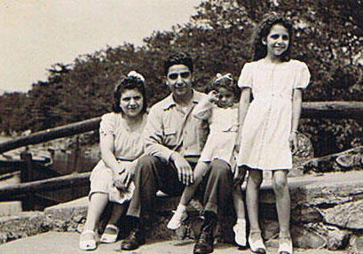 Joseph Arenella with wife  Josephine, and daughters, Betty & Ida