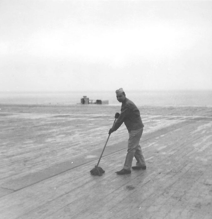 Cadet Tommy Aboard the USS Lexington